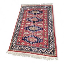 Traditional Geometric Rug Red