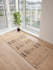Handmade Rug, 100% Natural