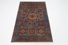 3 x 5 ft  Mamluk Blue Rug